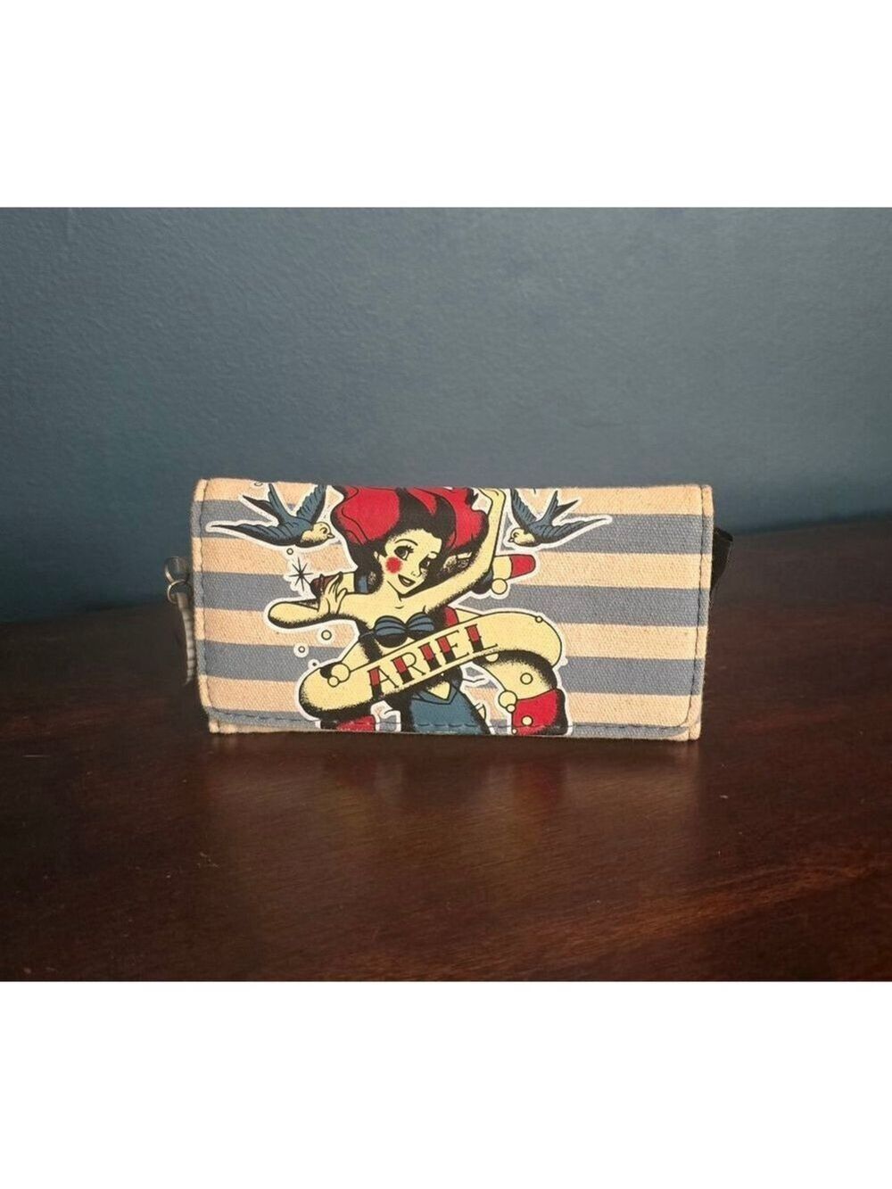 Loungefly ❤️ Logo Disney Ariel Flap Wallet